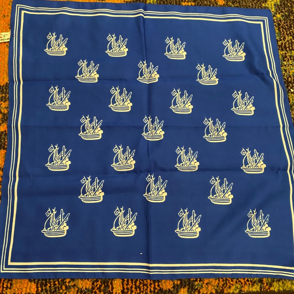 Vintage Square Scarf  Made in Italy